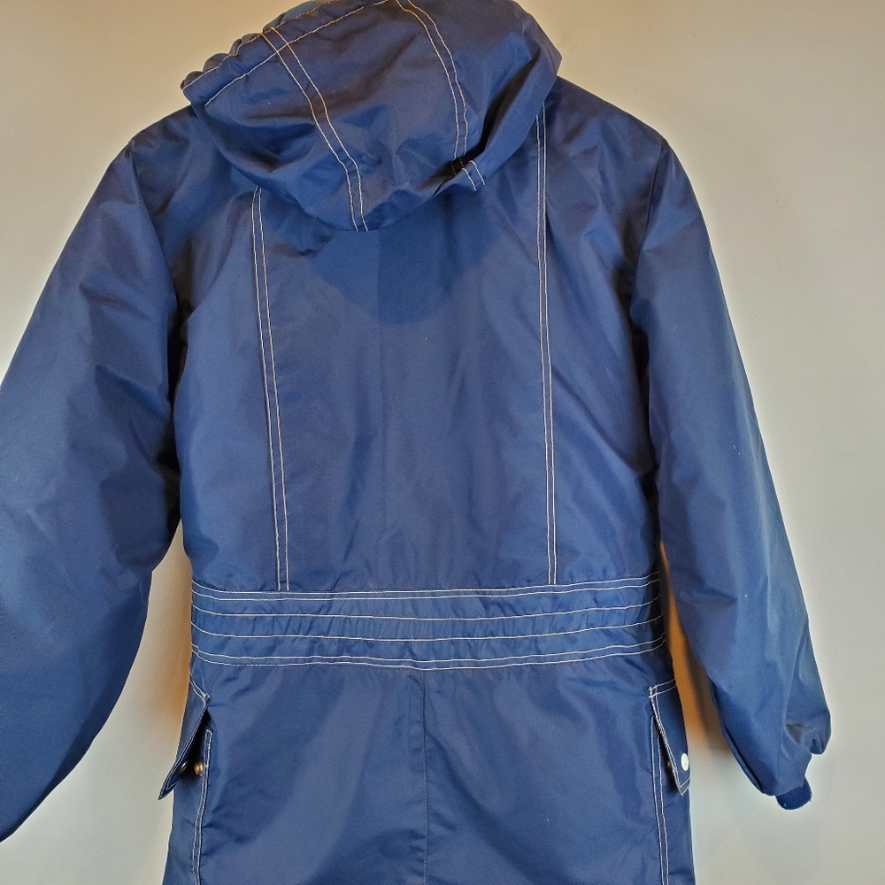 Vintage 1970s Double Zip Snowmobile Suit Size M Mens Rockabilly Astronaut Retro - Picture 12 of 15